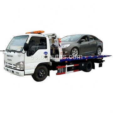 Mini 3ton Flatbed Isuzu Truca de grúa